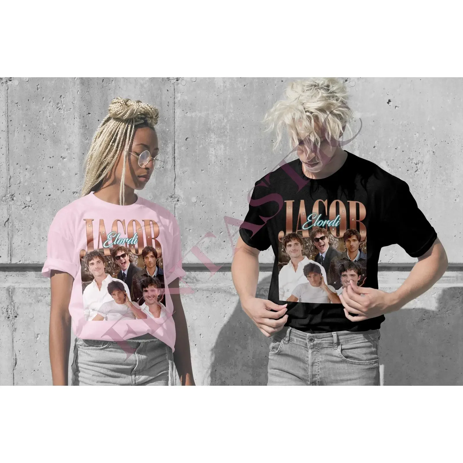 T-shirt JACOB ELORDI Euphoria Saltburn Heartthrob Frankenstein SweaT S 5XL 100% Coton Vintage Lavé Décontracté Polyvalent Élégant