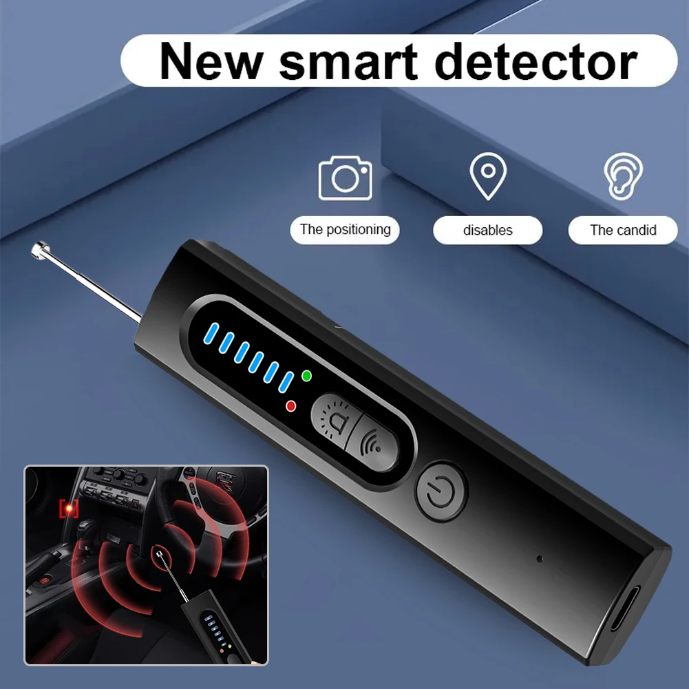 Anti theft monitoring, tracking and detection mini camera detector GPS tracker monitoring device signal scanner security