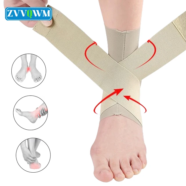 1 szt. Kompresyjna orteza stawu skokowego stabilizująca kobiety mężczyźni zapalenie ścięgna Achillesa skarpetki obrzęk bieganie wsparcie kostki sport ból stawów