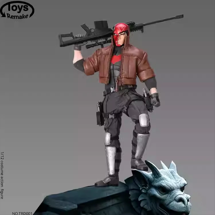 الأصلي Toysremake Trd001 1/12 غطاء محرك السيارة الأحمر مجموعة كاملة رأس صغير نحت أنيمي حلية اللعب عمل الشكل المنقولة المباحث الهزلية