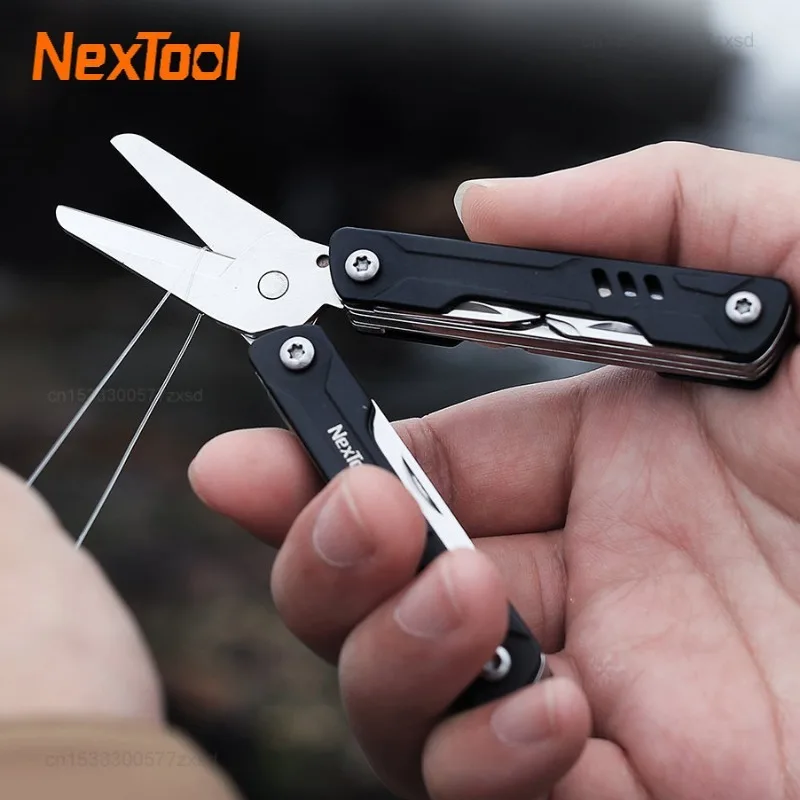 NexTool Mini Sailor Scissors Version 10 In 1 EDC Multitools Hand Pliers Tools Outdoors Pocket Folding Knife Sim Card Pin Needle