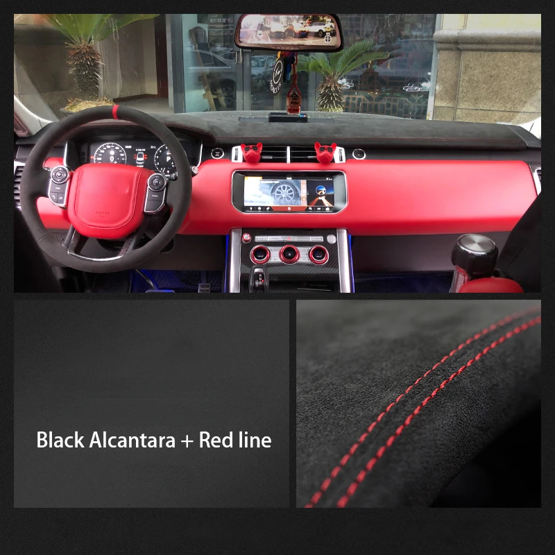 Car Dashboard Covers in Alcantara for Land Rover Range Rover Sport Executive Edition Discovery 2016 2017 2018 2019 2020-2022