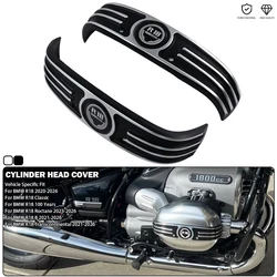 Left/Right Cylinder Head Cover Decorative Trim Fits For BMW R18 Classic R18B R 18 B/Roctane/Transcontinental/100 Year 2020-2026
