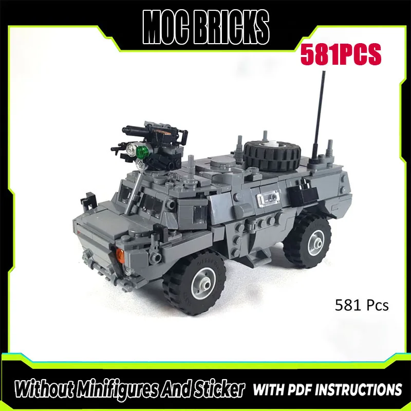 

2025 New Product Moc Building Blocks Military Model Armored Personnel Carrier Modular Building Blocks Gift Toys DIY Assembly Set