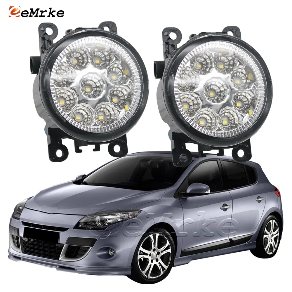 

Pair Car LED Fog Lights Assembly for Renault Megane 3 Typ Z BZ0/1 DZ0/1 KZ0/1 EZ0/1 2010 2011 2012 2013 2014 2015 2016 2017 2018