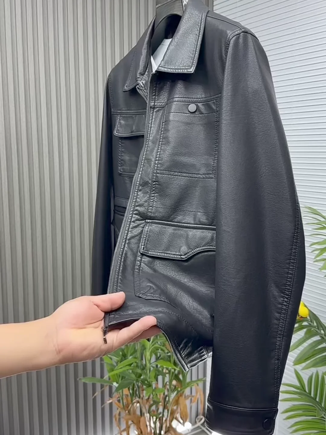 

High Quality Comfortable Men's Collared Jacket Outerwear Fashionable Versatile Business Style Autumn New Arrival R29