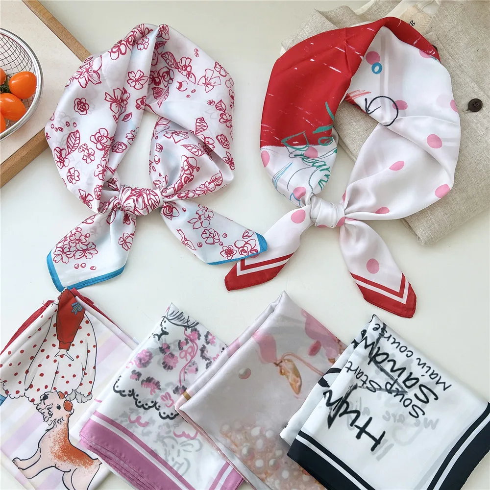 

70*70cm Square Hair Scarf Hairband Headband Hairscarf Headscarf Shawl Wrap Turban Bandanas