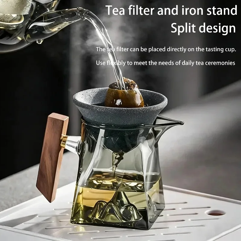 New Heat Resistant Ceramic Microporous Tea Strainer Set Suitable For Brewing Tea Coffee Reusable Easy To Clean New Year's Gift