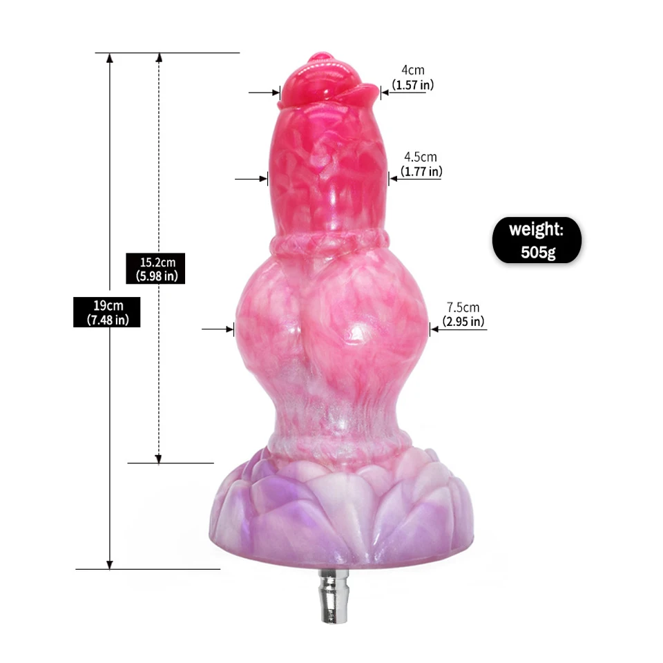 ROUGH BEAST Animal Dildo Attachment for Sex Machine Vac-U-Lock Masturbation Machine Silcone Anal Plug Accessories Sex Toys Man