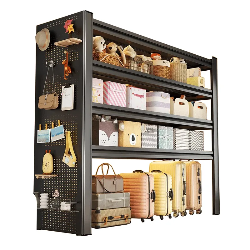 

Полки для хранения, многослойные для хранения, от пола до потолка.