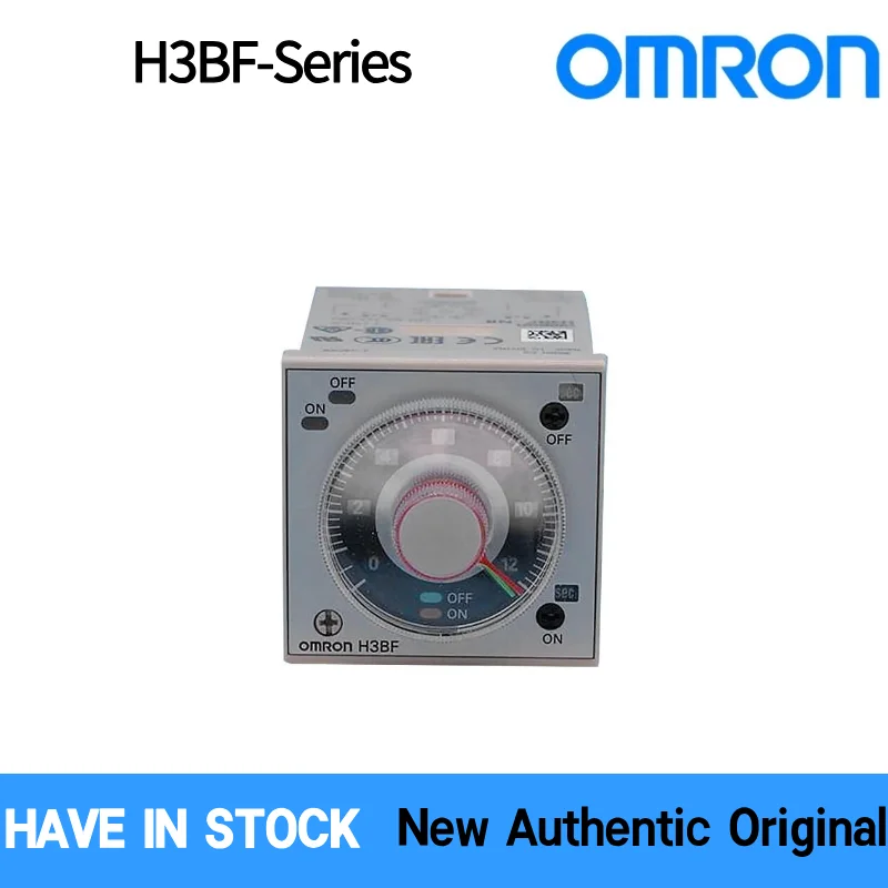 OMRON H3BF-N8 Twin Timer Relay Repeat Cycle AC220V DPDT 0.05s-30h 5A 8-Pin Socketable Flicker OFF Start