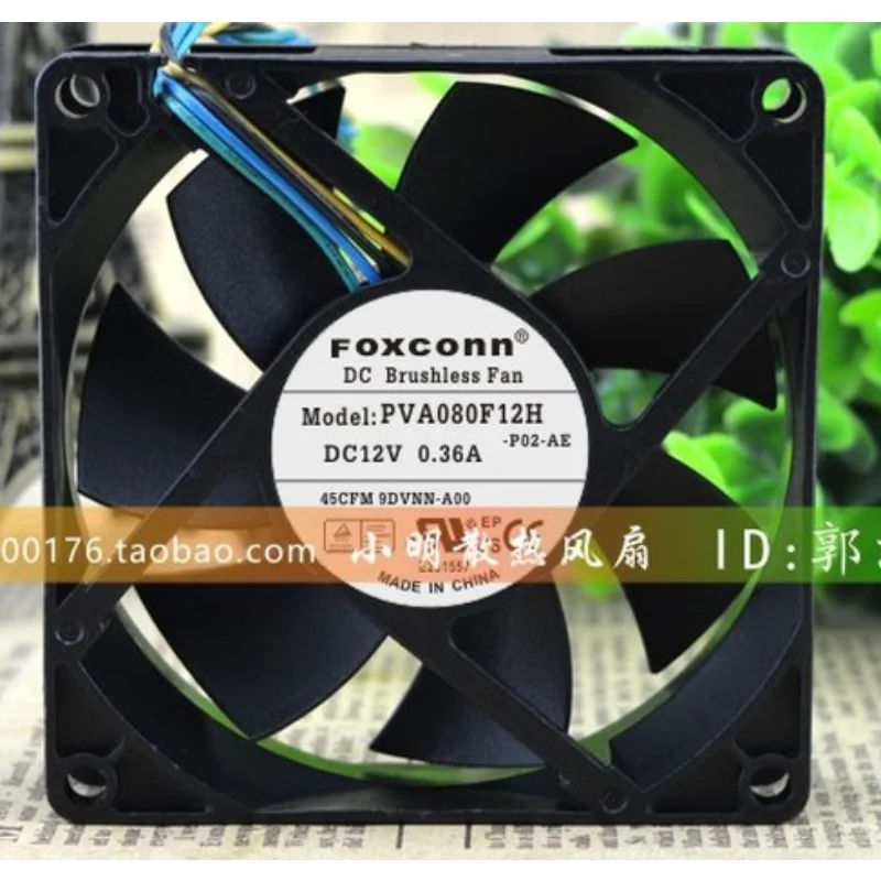 

Новый вентилятор процессора для FOXCONN PVA080F12H 12 В 0,36 А 4-проводной 8 см охлаждающий вентилятор 80*80*20 мм