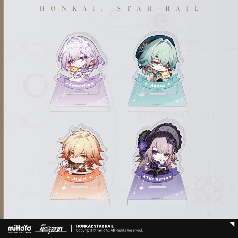 

Оригинальные акриловые штампы MiHoYo Honkai Star Rail с тематикой медалей Nameless, реквизит для косплея, фигурки Кафки, Блейда, Цзин Юаня, декор для рабочего стола