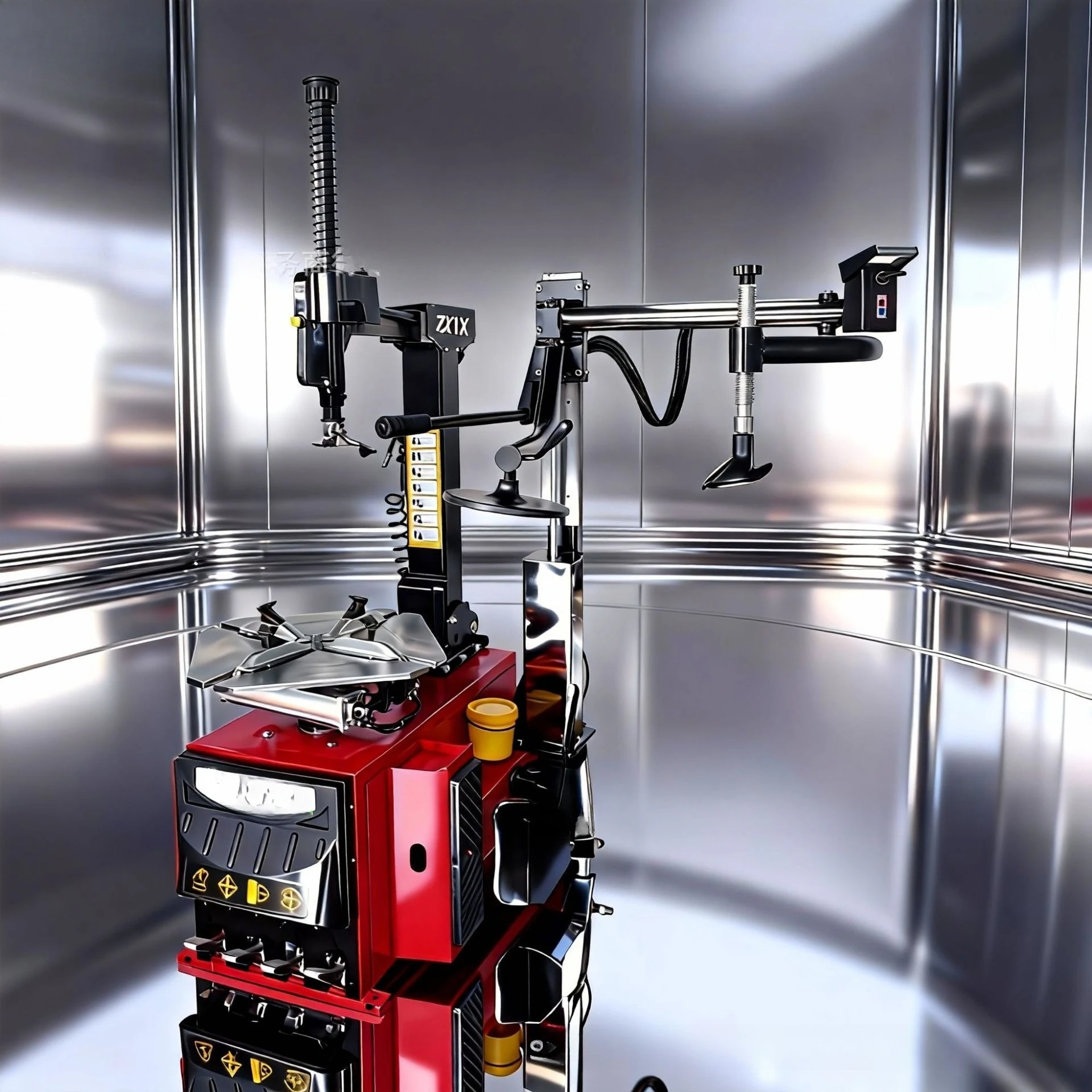 H860 automatic automobile tire disassembly and assembly machine three-point pressure tire reclining auxiliary arm tire removal