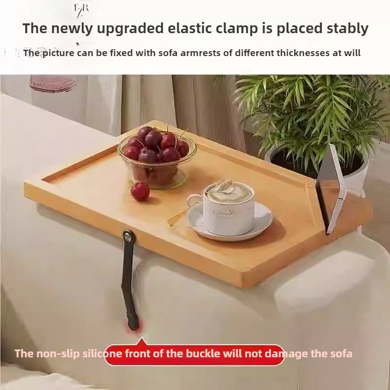 منظم طاولة القهوة لتوفير مساحة الطاولة للأريكة والمساحات الصغيرة وطاولة نهاية الأريكة الحديثة ورف التخزين