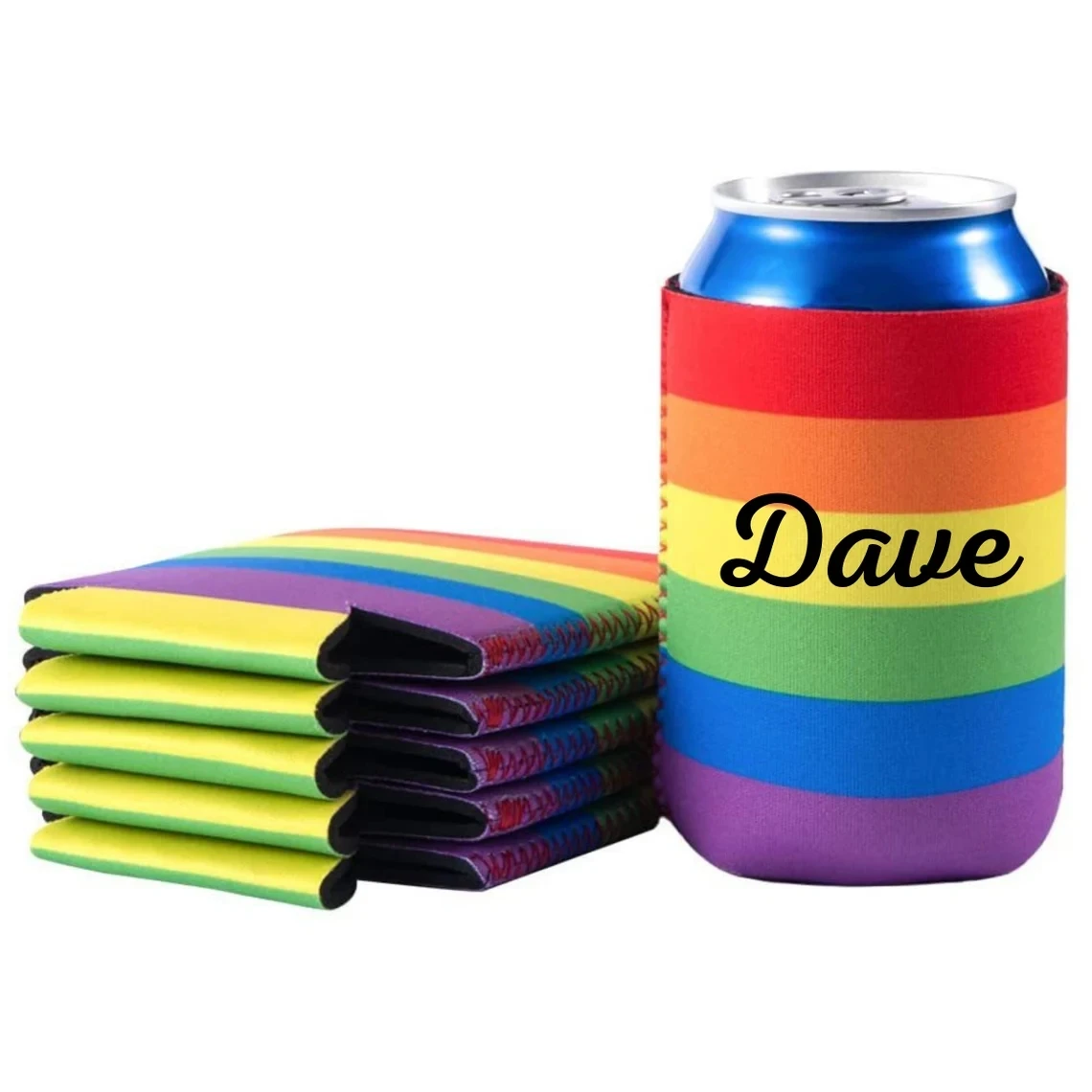 Personalised Beer Cooler Holder Custom Can Bottle Cozy Beverage Foam Cooling Sleeve Personalized Groom Bestman Wedding Drinking