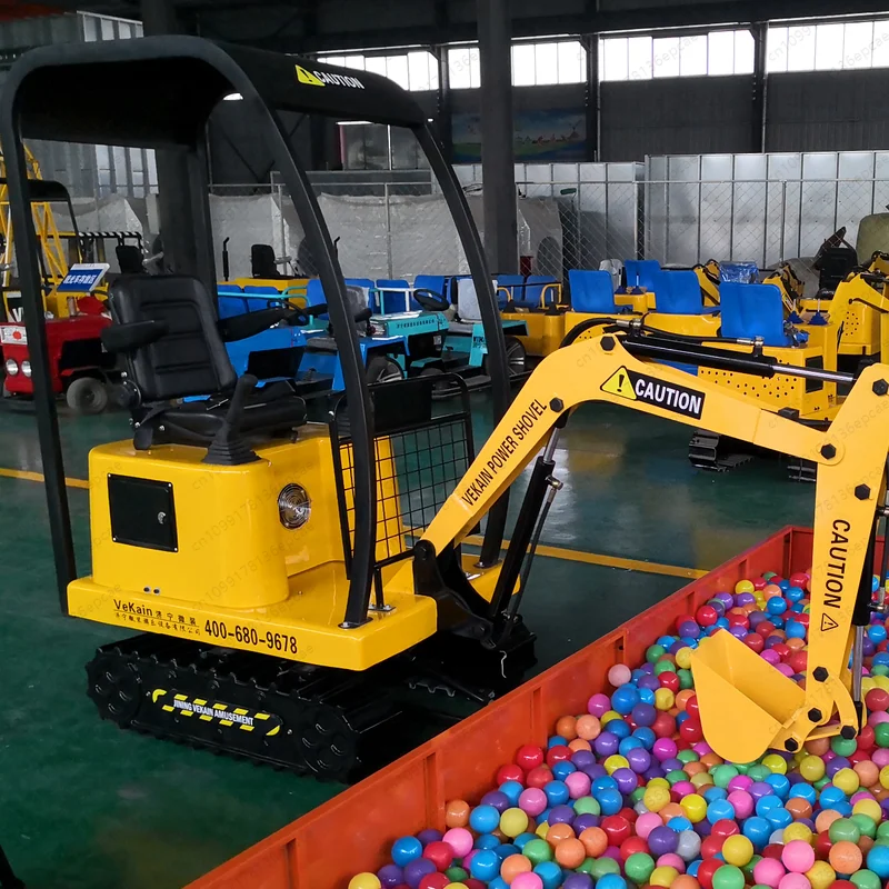Amusement Park Kiddie Ride Children Amusement Excavator