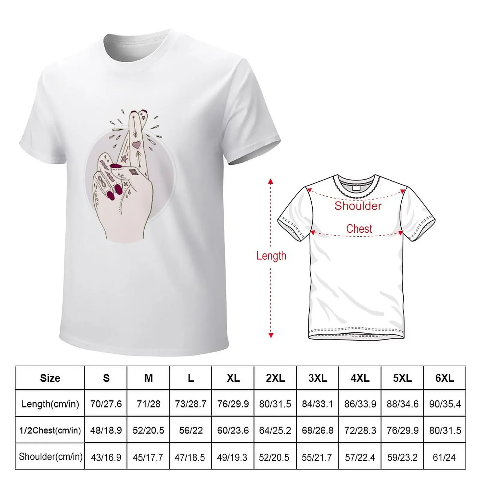 Fingers Crossed T-Shirt boys animal print sports fans plain fitted t shirts for men