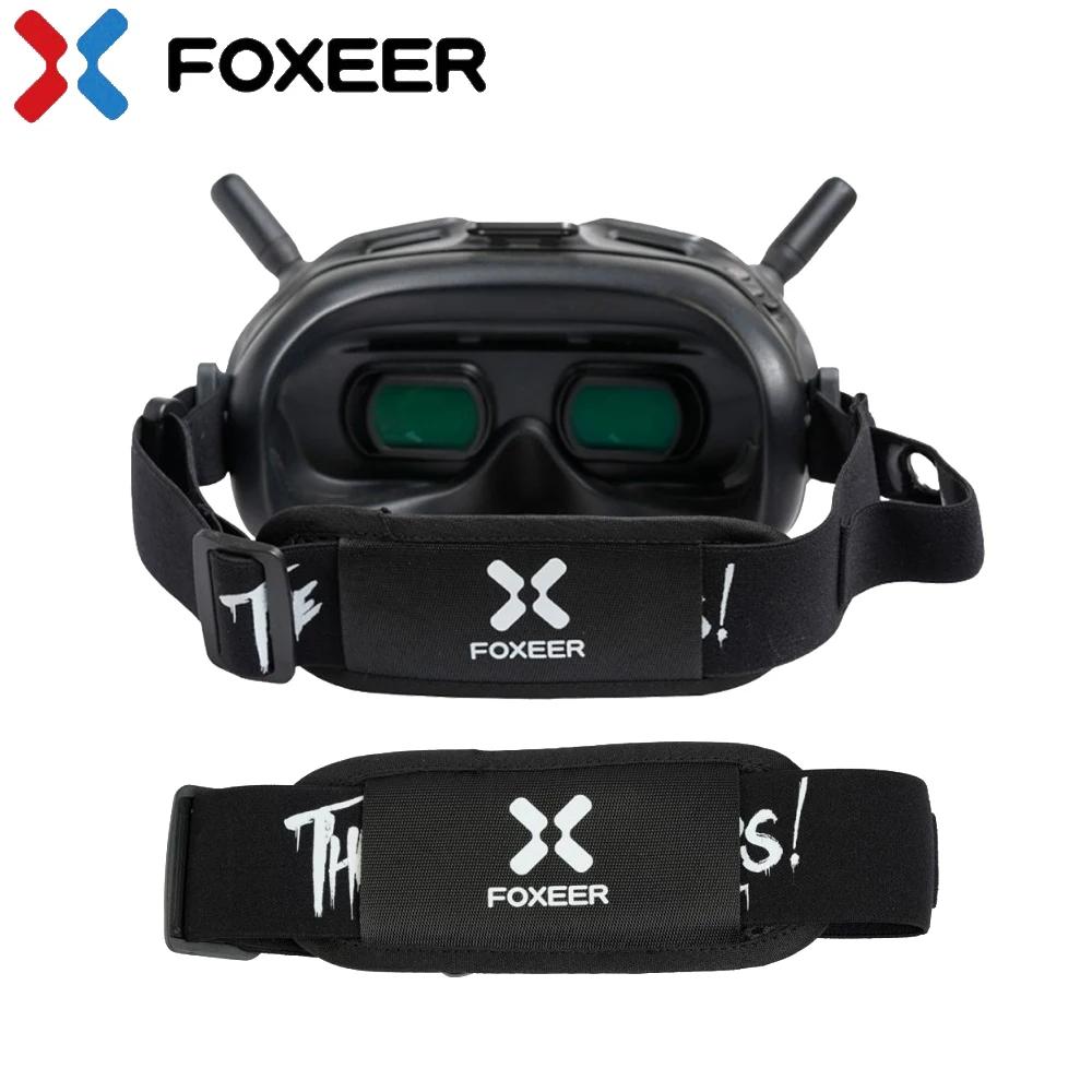 Foxeer FPV Glasses Strap Fixing Firm Breathable Compatible With FatShark DJI Headband For RC Drone