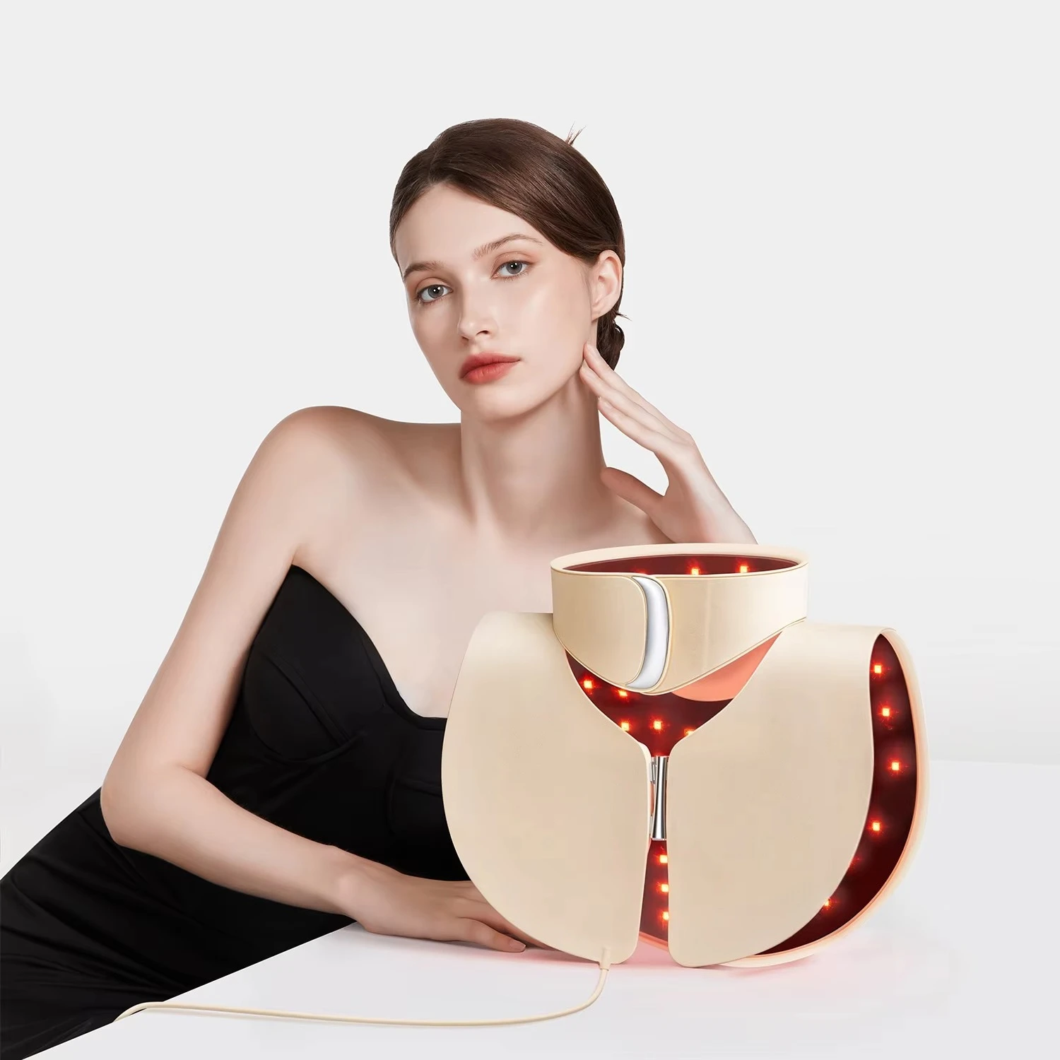 Multi-Function Home Use Beauty Device with Built-in LED Light (630nm 850nm 940nm) for Neck and Shoulder Care