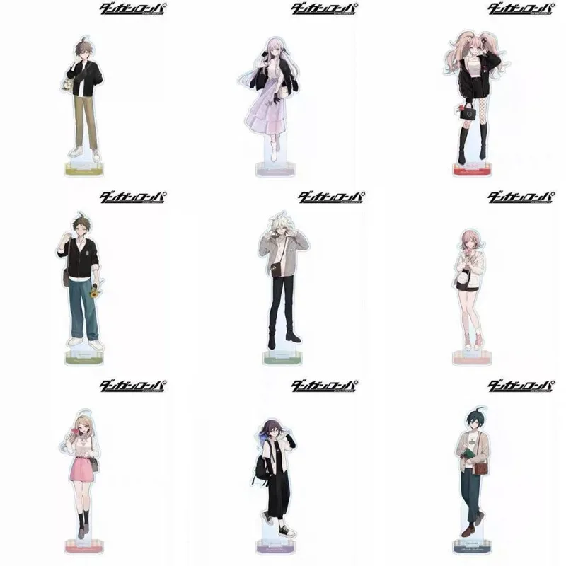 

Danganronpa Anime Action Figure Stand Model Plate Komaeda Nagito Plate Desk Decor Standing Nanami ChiaKi Friends Gift Cosplay
