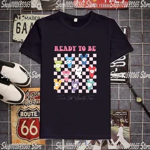 تي شيرت بأكمام قصيرة Kpop للنساء ، تي شيرت جميل ، طباعة صور ، تزويو ، سونا ، جياهيو ، نايون ، مومو ، داهيو ، جميلة أفضل 11 مبيعات ملابس نايون - رقم 7