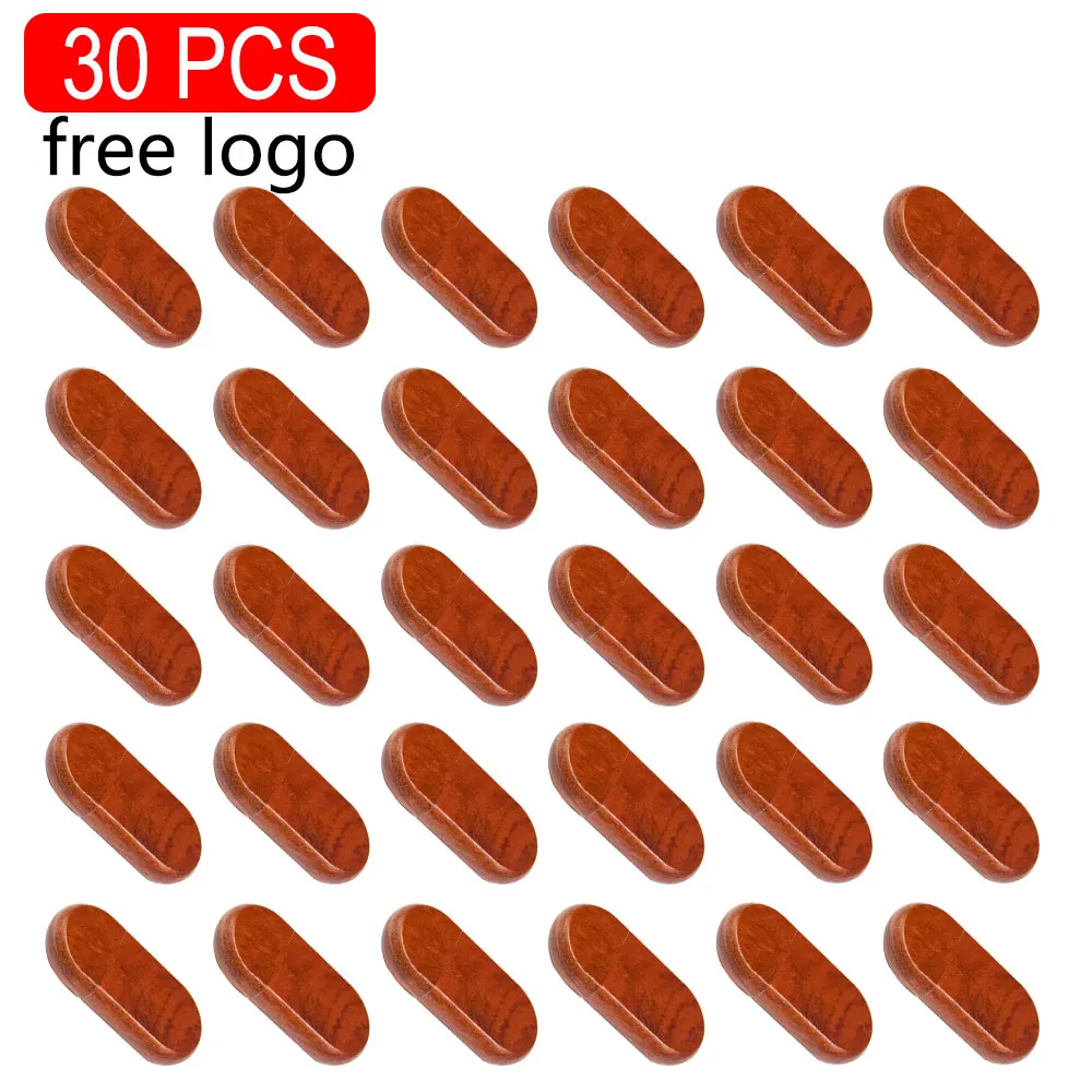 

30pcs/Lot (Free LOGO) 4GB 8GB 16GB 32GB 64GB 128GB High speed USB 2.0 Flash Drive Wooden Pendrive Memory Stick Wedding Gift