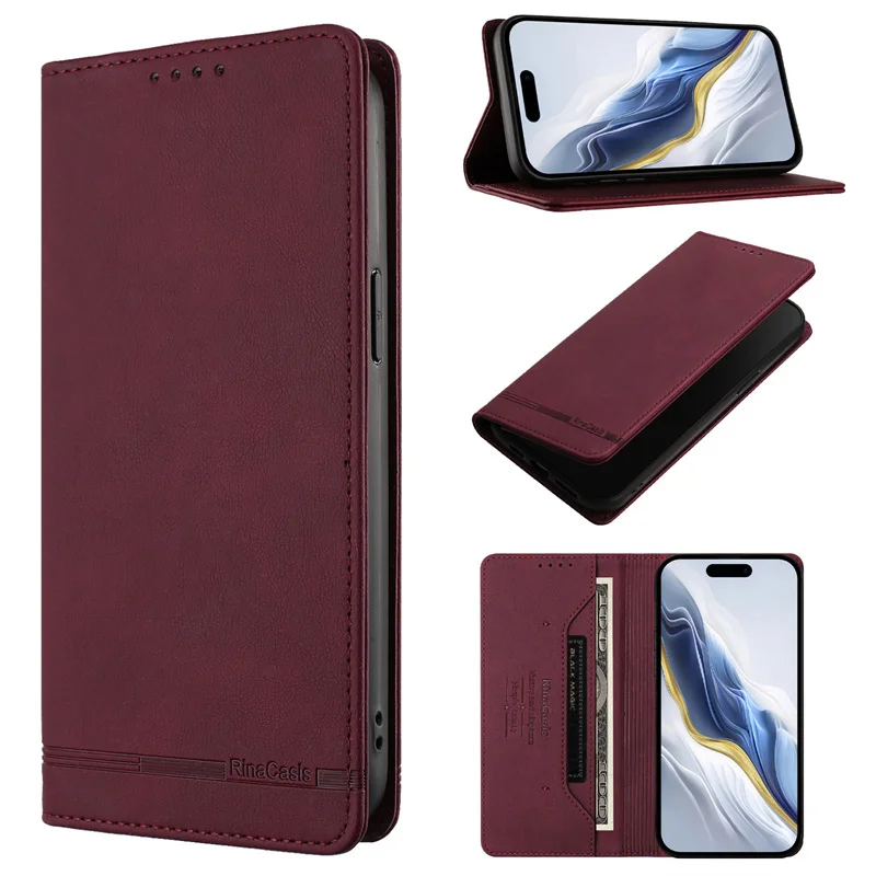 X8 Pro/X8Pro Max Magnetische Hülle für Xiaomi Poco X8 Pro Leder-Ständer-Brieftaschenhülle für Xiaomi Poco X8 Pro Max Fundas Rückseiten-Abdeckung