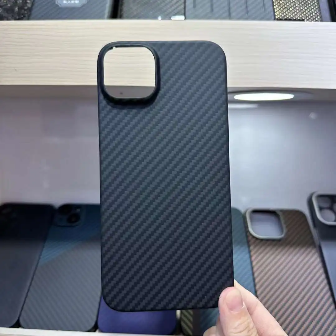 Carbon Fiber Case for IPhone15 Pro Max Case Aramid Fiber Materials Ultra-thin for IPhone 15 15Pro 15Plus Phone Cover Accessory