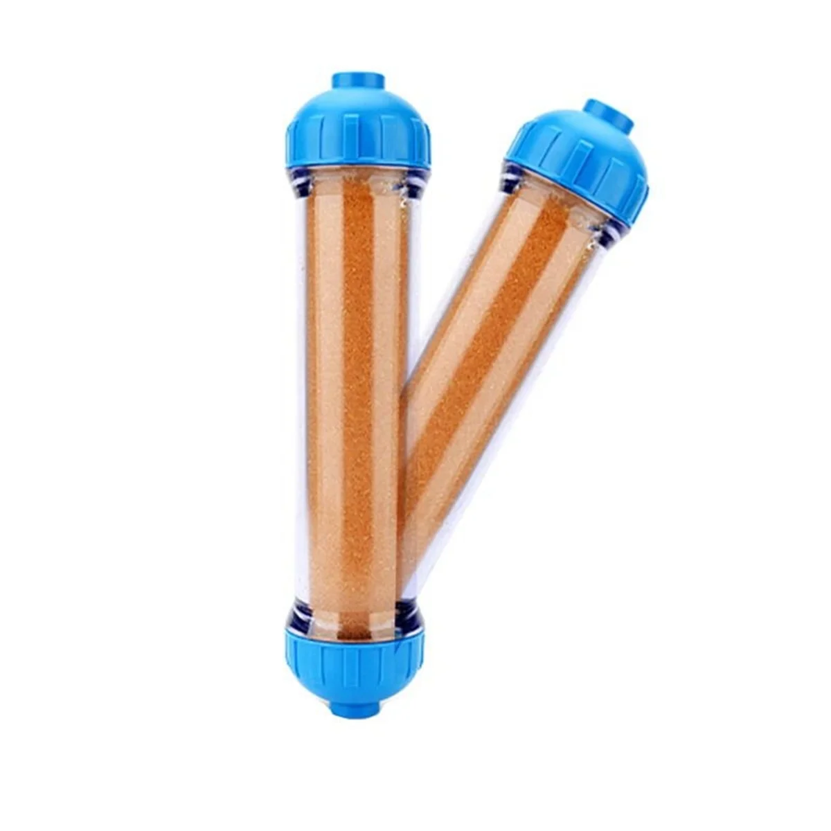 Filtro de agua de repuesto recargable, carcasa T33, bricolaje, relleno, resina de intercambio iónico, Osmosi inverso transparente