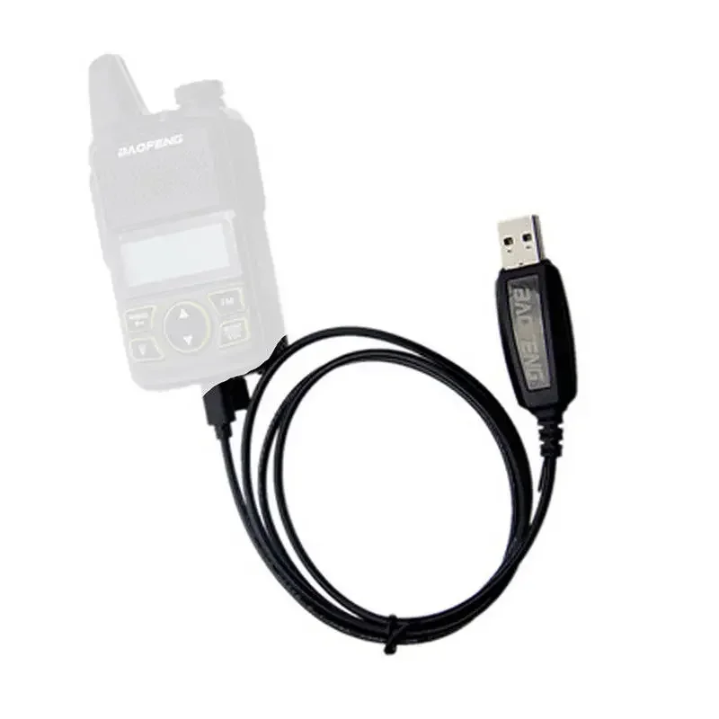 Baofeng BF-T1 Walkie Talkie Mini USB Programming Cable For T1 Two Way Radio BF-9100 BFT1 With CD Software Driver Drop Shipping