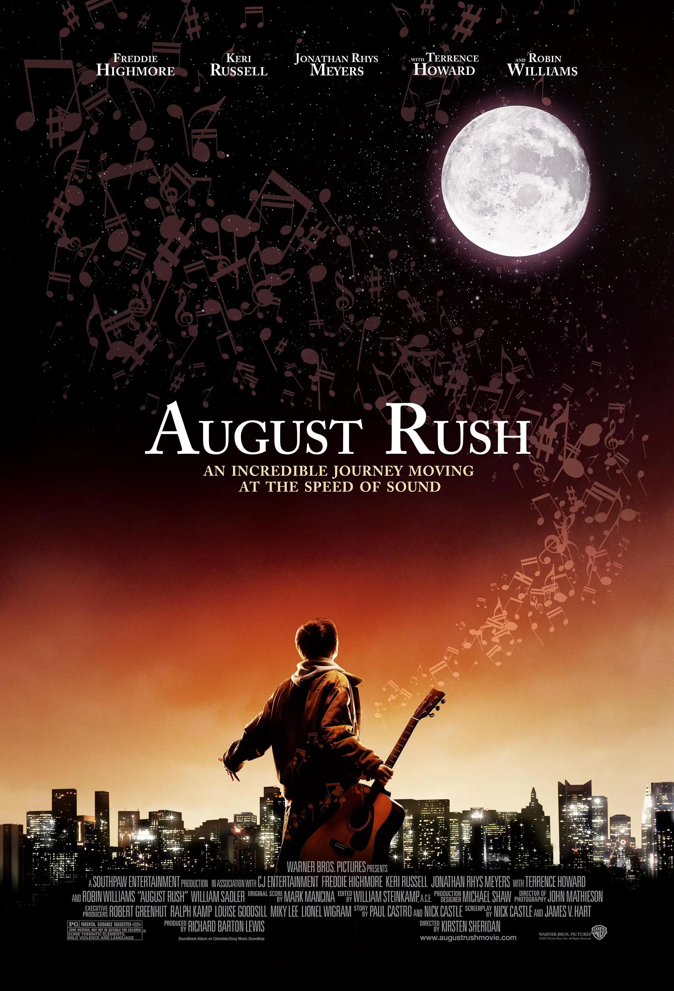 Film August Rush (2007) ZIJDE POSTER Decoratief schilderij Muurschildering
