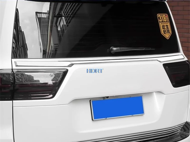 Roof Fixed Wind Sport Tail Wing Trunk Rear Lip Spoiler Cover For Toyota Land Cruiser 300 LC300 2023 + Car Styling Accessories