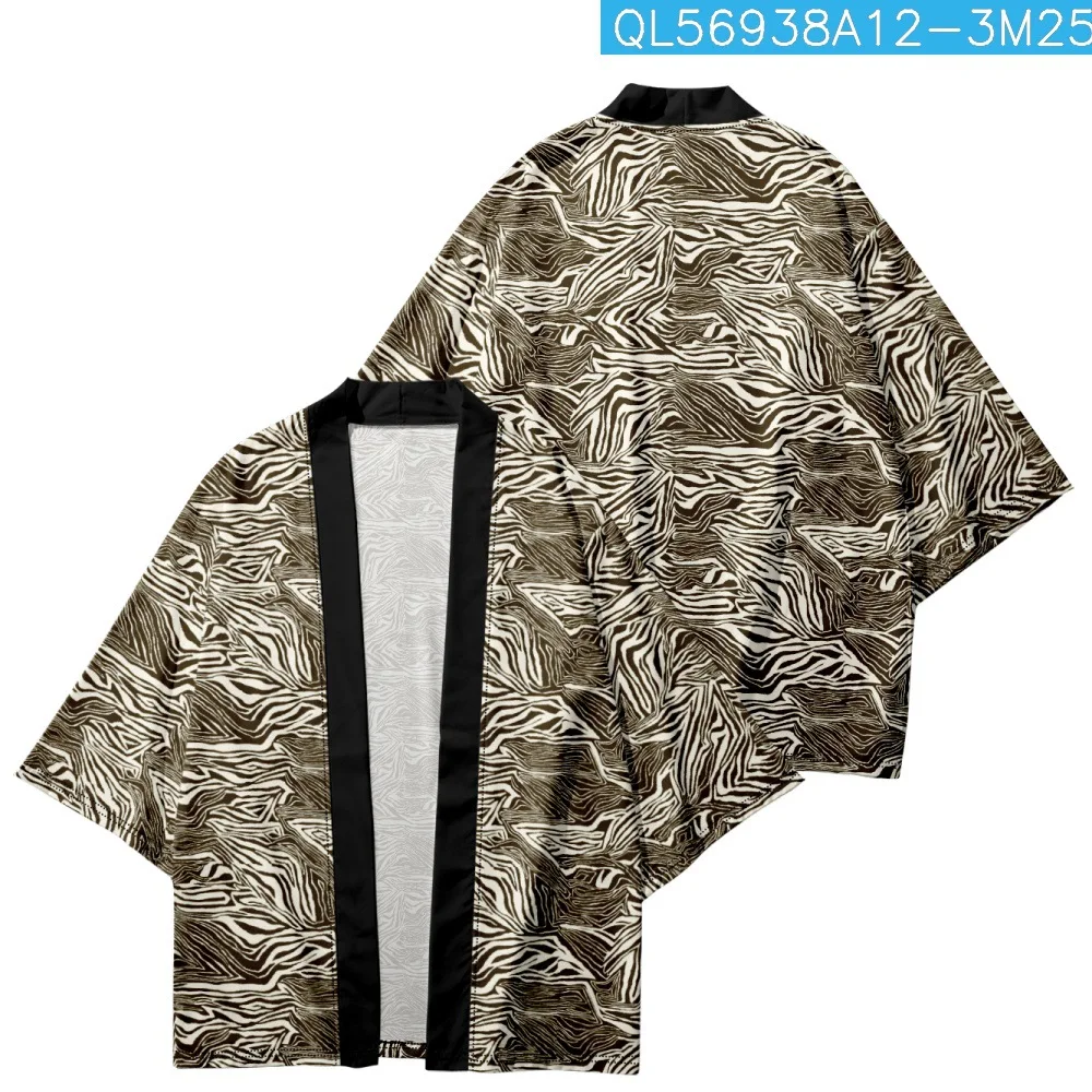 

Oversized Haori Obi Women Men Cardigan Shirt Fashion Printed Kimono Beach Yukata Asian Clothing