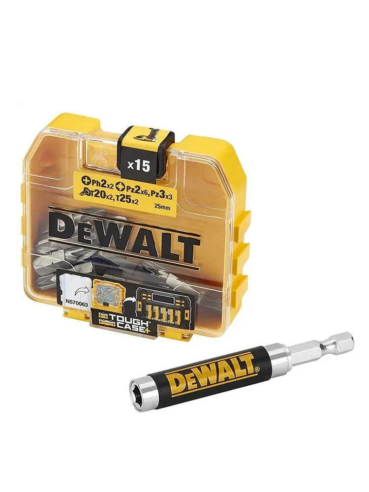 Imagem -05 - Dewalt-chave de Fenda Bits Grupo Ferramenta Elétrica Acessório Case Brocas Elétricas Ph2x2 Pz2x6 Pz3x3 T20x2 T25x2 Dt71511-qz 16 Pcs