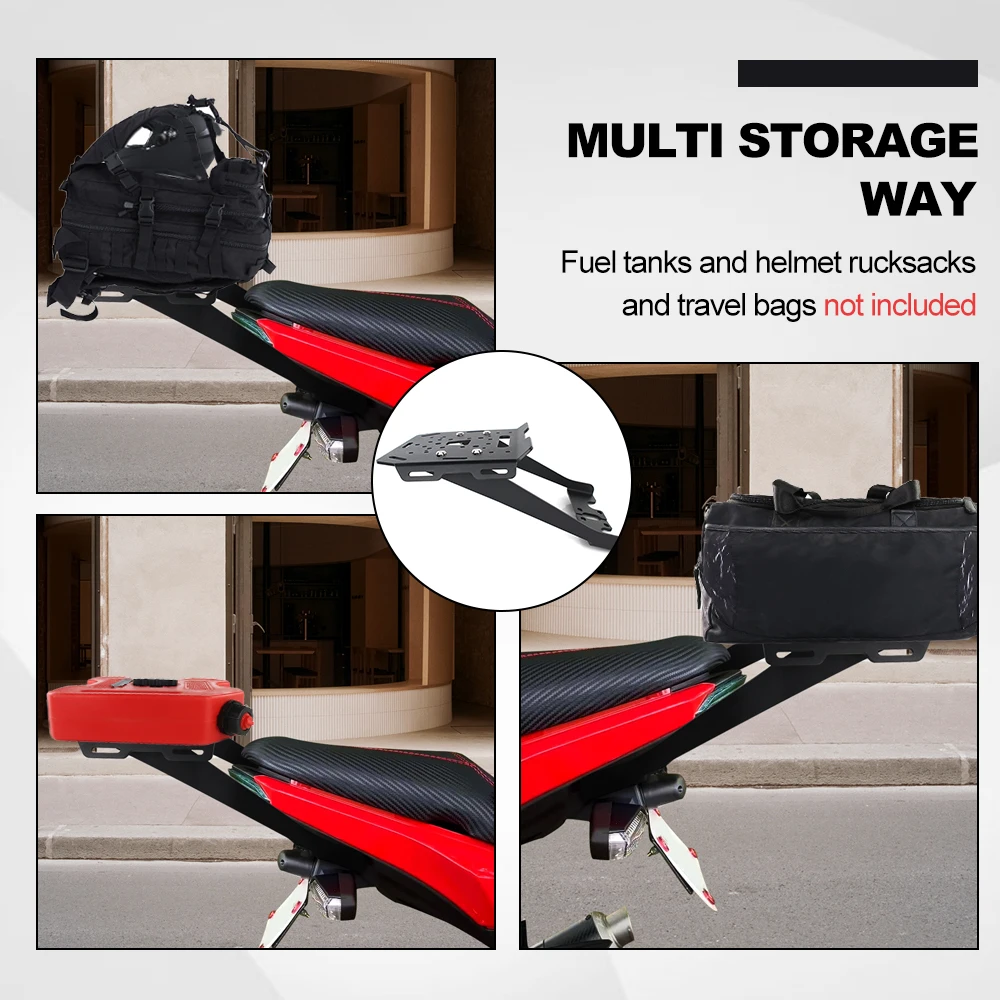 Motorcycle Rear Luggage Rack Carrier Case Top Box Support Holder Bracket Z125 / Z125 Pro 2016 2017 2018 2019-2026 For Kawasaki view 5
