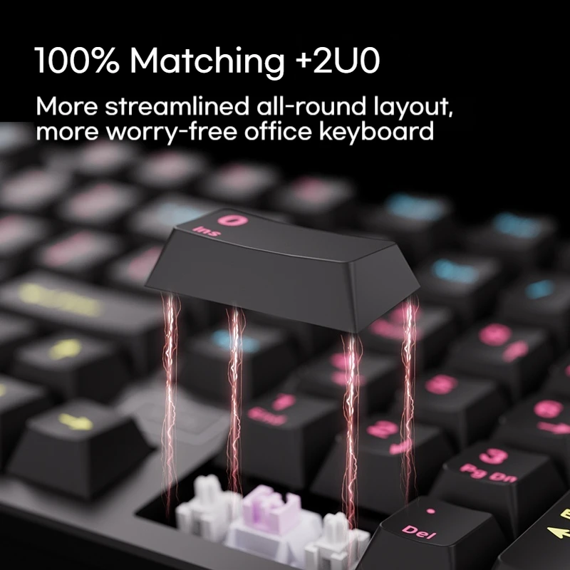 Atk V100 Wireless Bluetooth Mechanical Keyboard Tri-Mode Custom Hot-Swappable Rgb Keyboard Advanced Esports Pc Gaming Fps