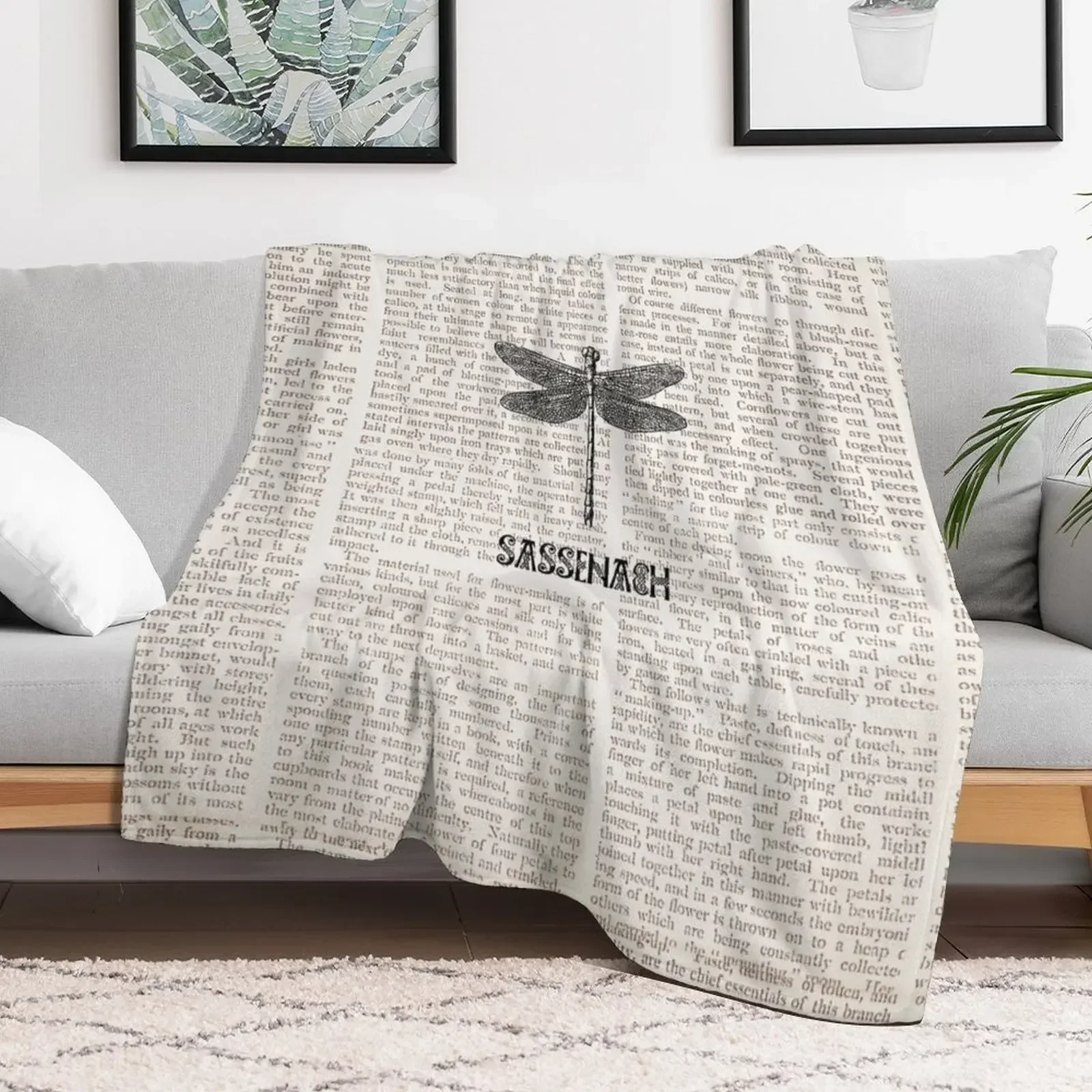 Dragonfly paper sassenach Throw Blanket Single Tourist Luxury Throw blankets ands Blankets