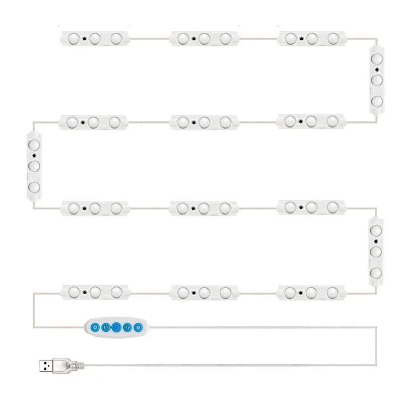 

Комплект светодиодных светильников ABRN-LED для зеркала: сменные аксессуары, подсветка для макияжа, лампа для туалетного столика, светодиодная лента для зеркала