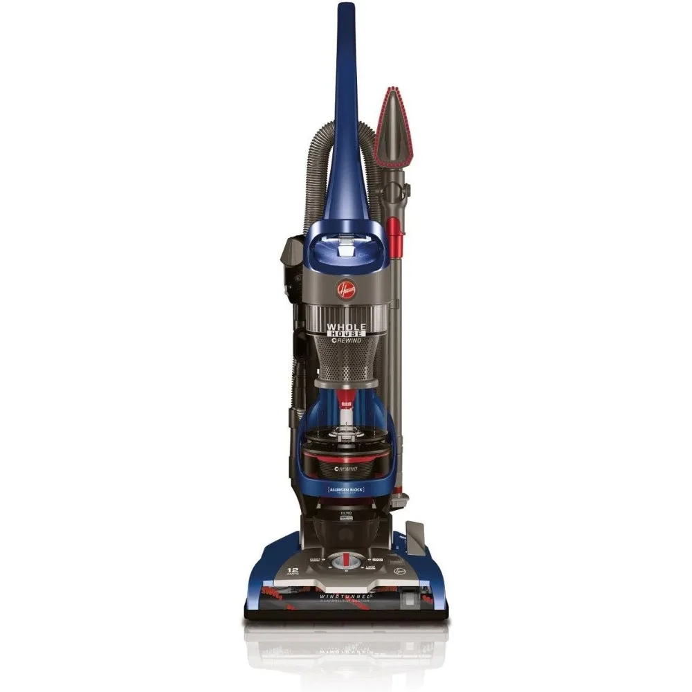 

WindTunnel 2 Whole House Rewind Corded Bagless Upright Vacuum Cleaner with Hepa Media Filtration,UH71250, Blue, 16.1 lbs