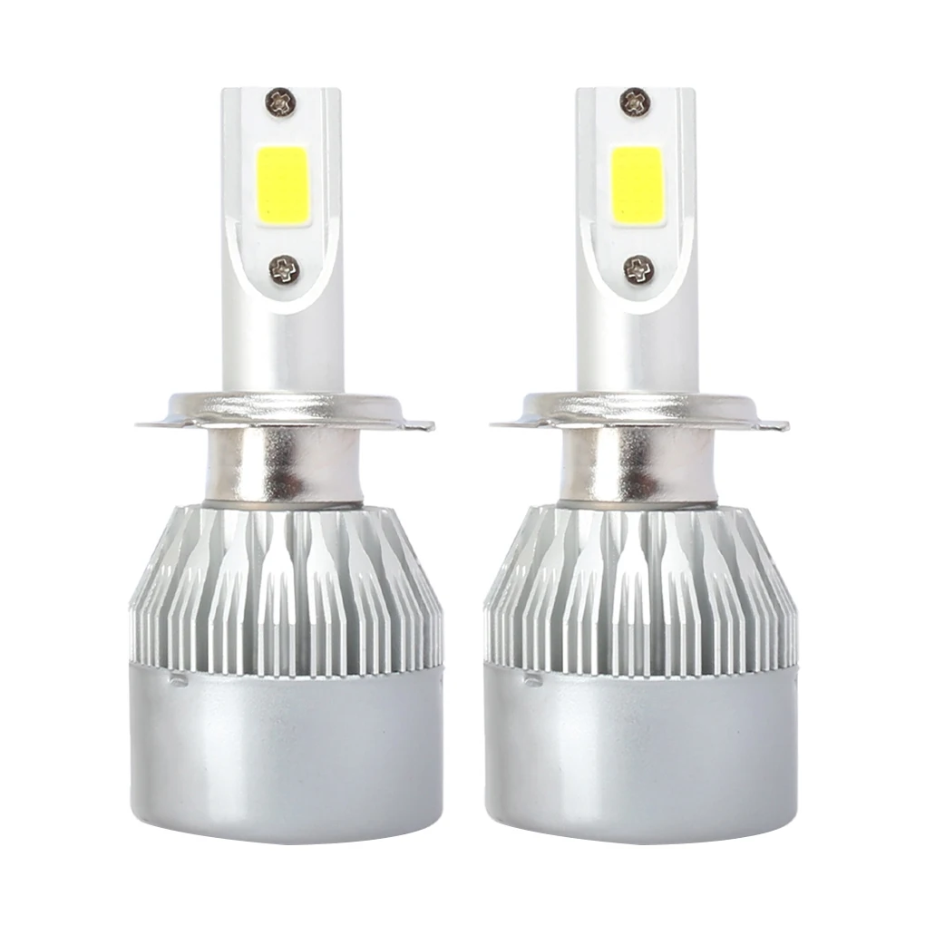 

1 пара светодиодных автомобильных лампочек H1/H3/H7/H11/9005/9006, лампы ближнего света, 36 Вт, 3000 К, мощные ходовые лампы