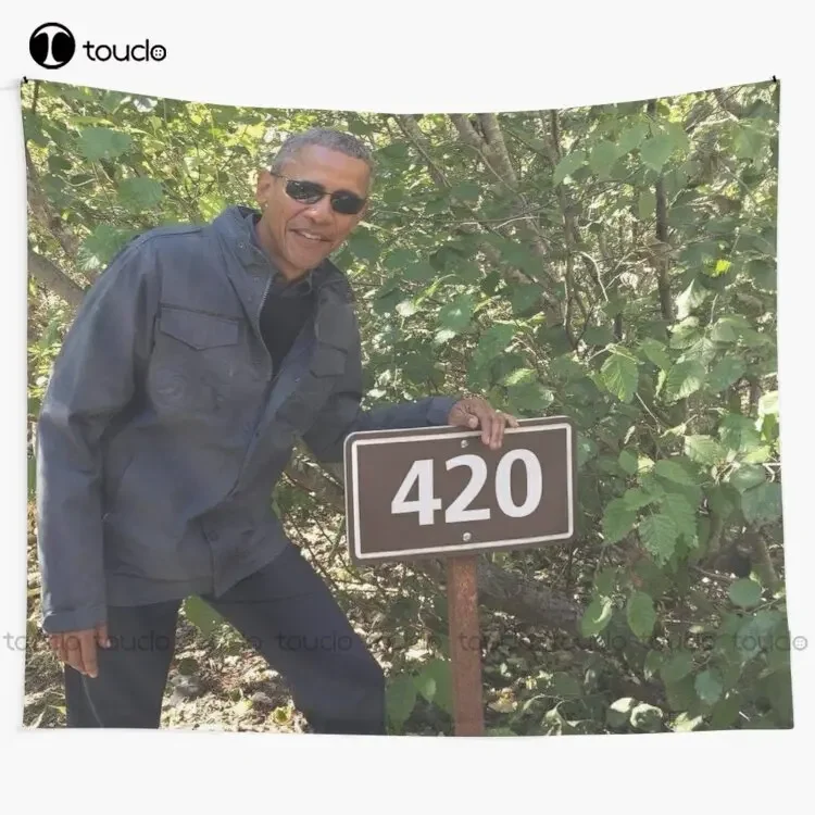 420 Obama Print Black Lives Matter The American Dream Tapestry Blanket Tapestry Bedroom Bedspread Decoration Printed Tapestry