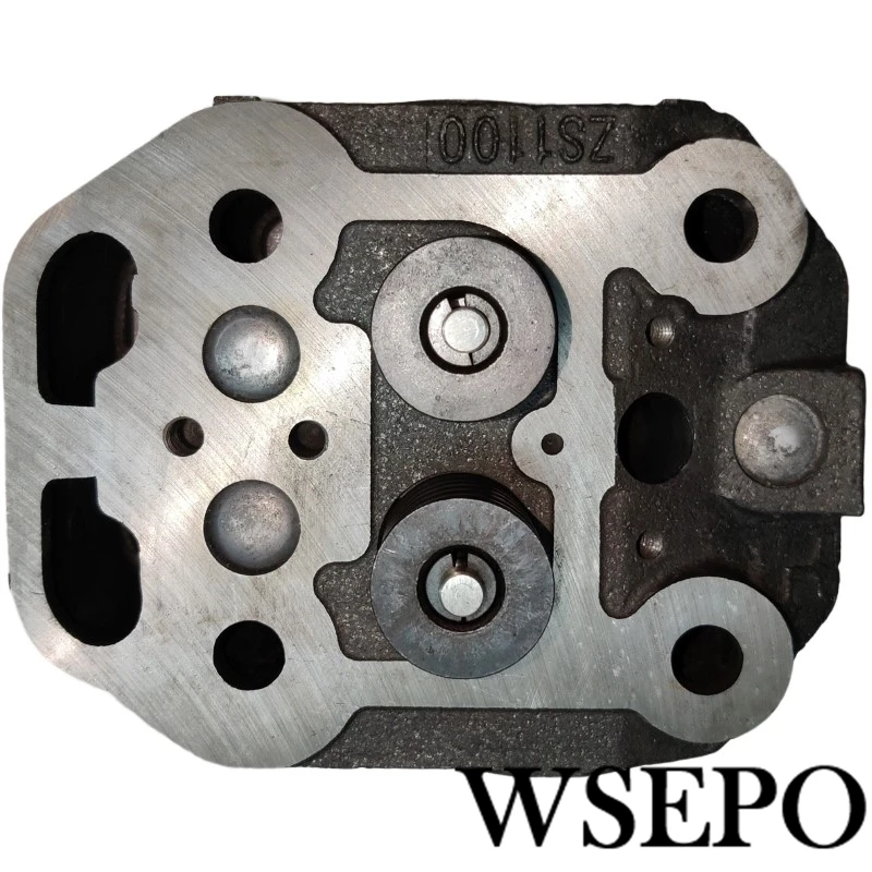 Cast Iron Cylinder Head Assy. With Valves And Springs Assembled For Changchai Or Similar ZS1100 4 Str. Water Cool Diesel Engine