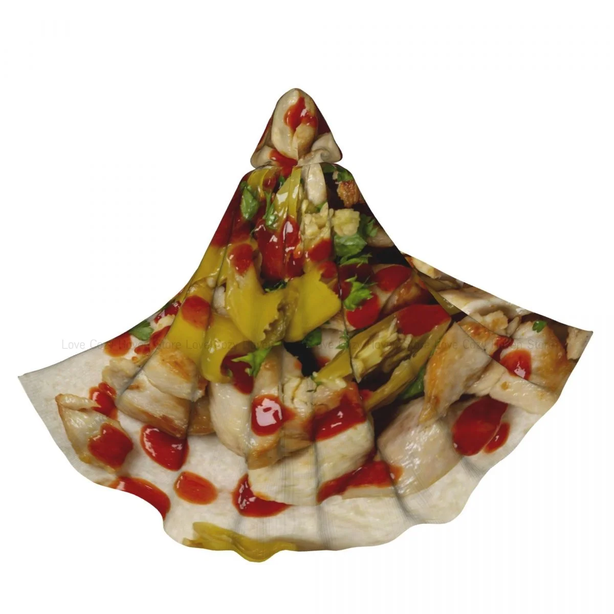 

Кебаб Свежие ингредиенты Средневековый костюм Ведьмы Викка Эф с капюшоном унисекс