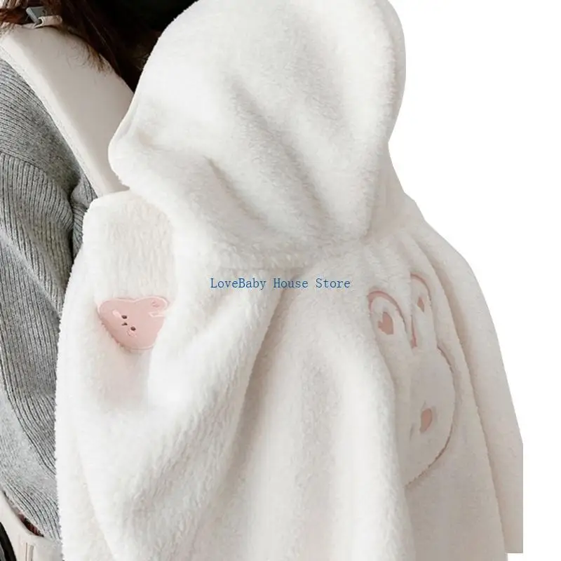 

BX0D Ветропроницаемый плащ для новорожденных младенцев -малышей Outwear Cloak Coverler