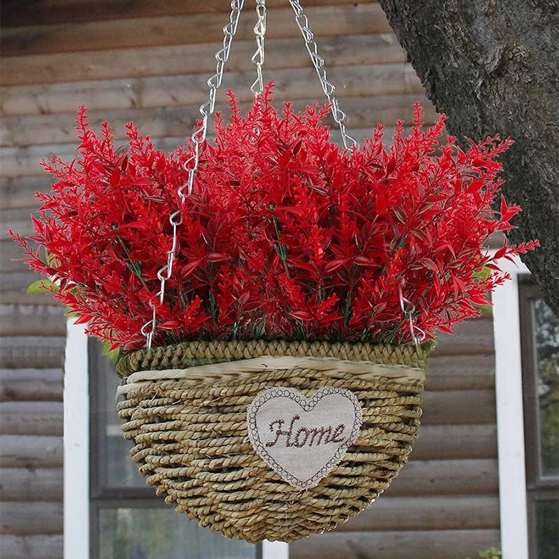 35 سنتيمتر زهرة اصطناعية البلاستيك الخزامى نبات صناعي الزفاف ديكور حديقة المنزل باقة الزفاف المنتجات المنزلية الديكور #3