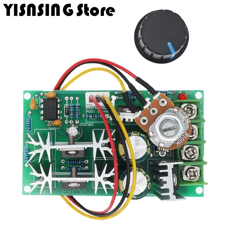 20A PWM DC10-60V Motor Speed Control Motor Speed Controller Switch Current Voltage regulator High Power Drive Module