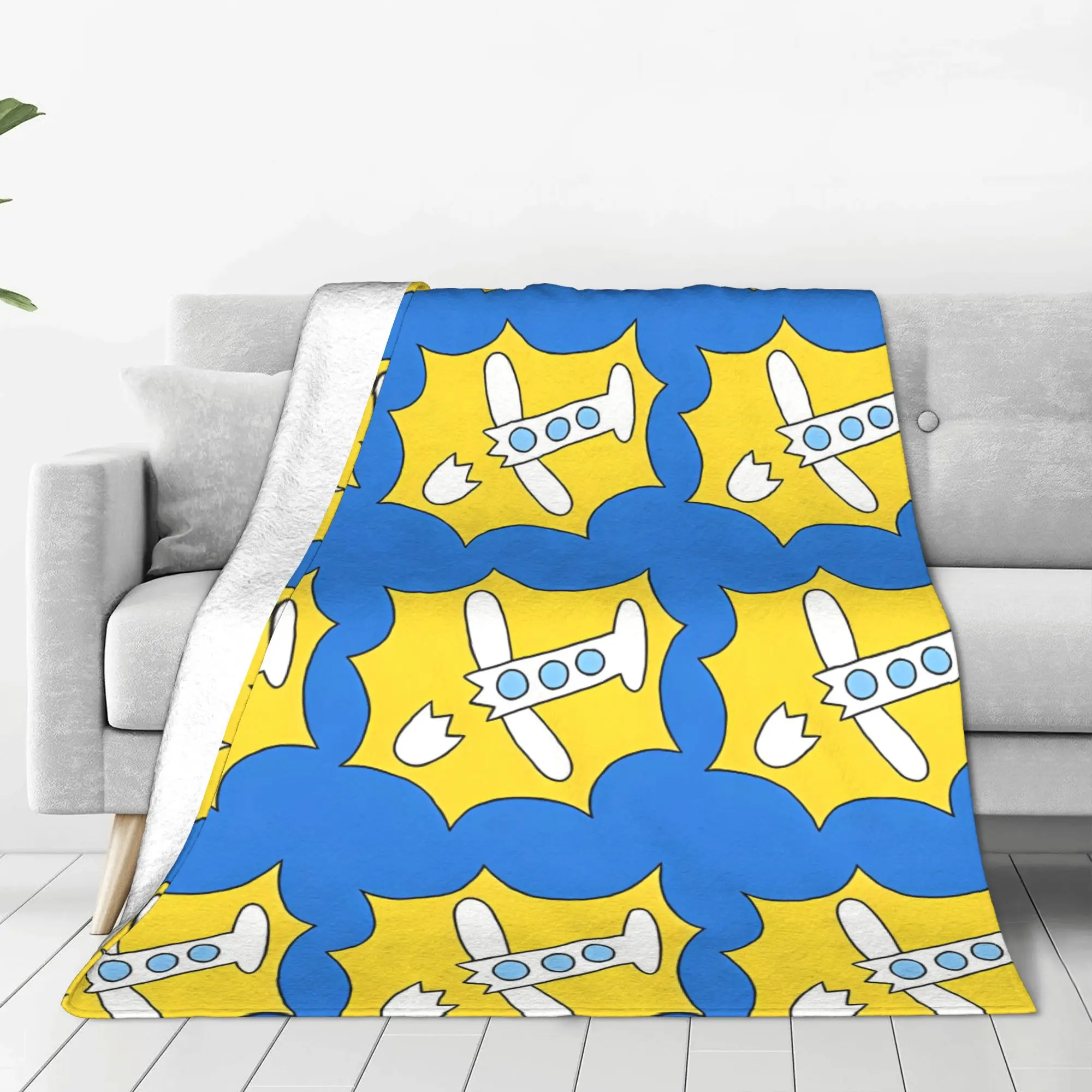 1PC Home Cute Room Decor Dr Flug Blanket Throw Blanket Villainous Novelty Warm Blanket All Season