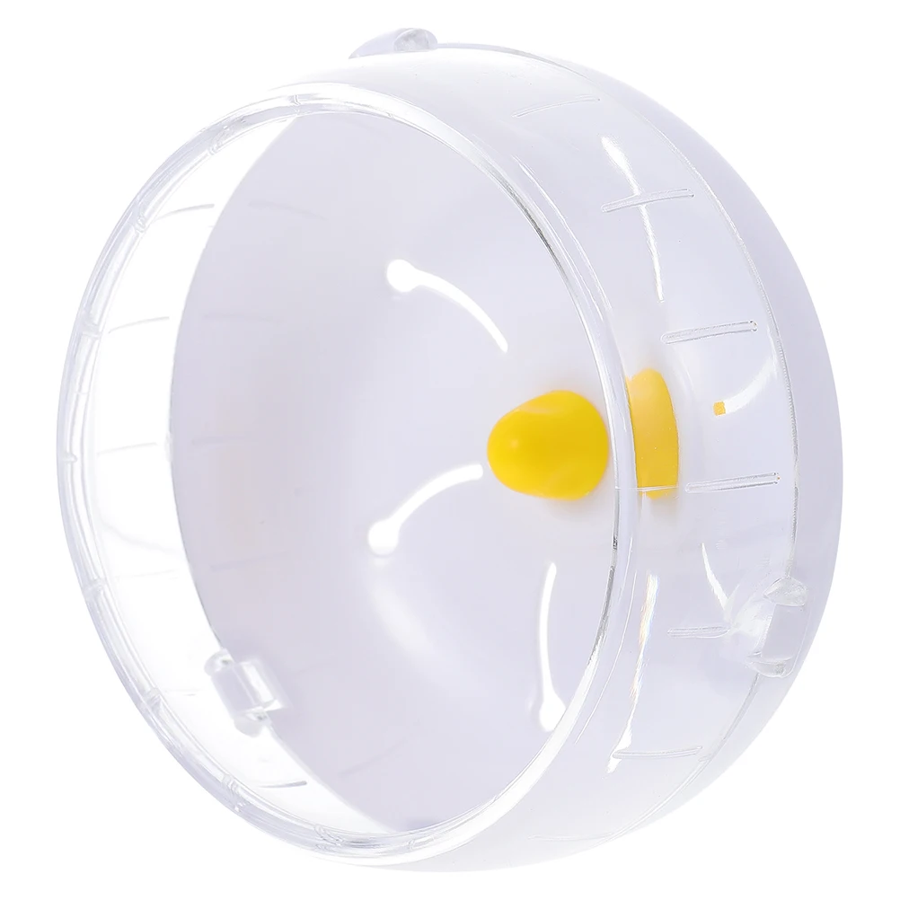 

Silent Running Wheel 21cm Transparent Hamster Gerbil Hedgehog Chinchilla Guinea Pig Pet Supplies Plastic Runner Exercise Toy