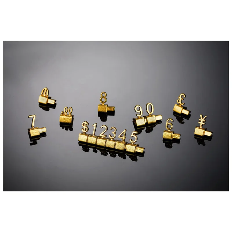 AA60-20PCS Цифровой ценник 3D Металлические стеллажи Регулируемый GBPANYA Цена Квадратный комплект Для магазина Дисплей Ювелирные изделия Часы Магазин Офис